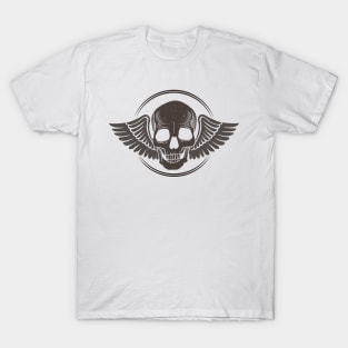 Skull with Angelic Wings T-Shirt